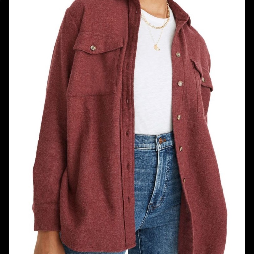 Madewell flannel with pockets!